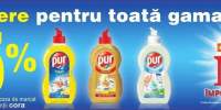15% reducere pentru toata gama de detergenti de vase Pur