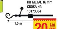 Kit metal 16 milimetri crosa NG