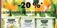 20% reducere la legumele congelate Gradena