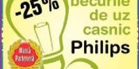 25% reducere la becurile de uz casnic Phillips