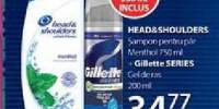 Head & Shoulders sampon pentru par + Gillette Series gel de ras