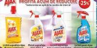 25% reducere la produsele Ajax!