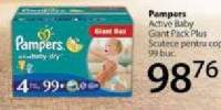 Pampers Active Baby Giant Pack Plus