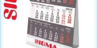 Calendar triptic birou Sigma