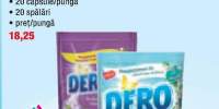 Detergent automat capsule pentru rufe Dero 2 in 1