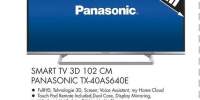Smart TV 3D Panasonic TX-40AS640E