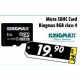Micro SDHC Card Kingmax 8 GB class 4