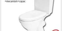 Vas WC + rezervor + mecanism + capac Roma compact Cersanit