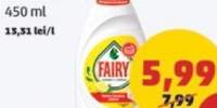 fairy detergent vase lemon