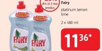 Detergent de vase Platinum lemon lime Fairy