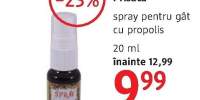 Spray pentru gat cu propolis Prisaca