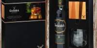 Whisky 12 ani, Glenfiddich + 1 pahar + 1 suport pahar din lemn