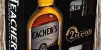Whisky Teacher's + 2 pahare