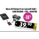 Micro SD Platine 4-in-1 microSD 16 GB + card reader + otg + adapter