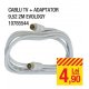 Cablu TV + Adaptor 9.52 2 M Evology