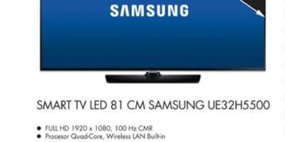 Smart TV LED 81 centimetri Samsung UE32H5500