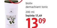 Demachiant tonic Cosmetic Plant Bioliv