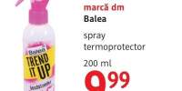 Spray termoprotector Balea