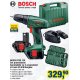Bosch PSR 12V Set promotional cu 2 acumulatori si trusa 39 biti/burghie