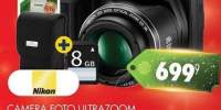 Camera foto ultrazoom Nikon L330 black+8gb+geanta+incarcator