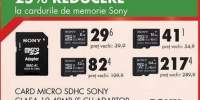 Card Micro SDHC Sony clasa 10 40MB cu adaptor