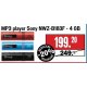 MP3 sony NWZ-B183F - 4 GB