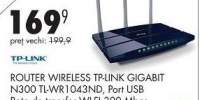 Router Wireless TP-Link Gigabit N300 TL-WR1043ND