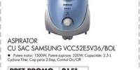 Aspirator cu sac Samsung VCC52E5V36/BOL