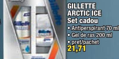 Gillette Arctic Ice set cadou
