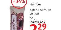 Nutribon batoane de fructe cu nuci