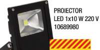 Proiector LED 1 x 10 W 220v