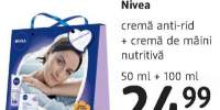 Crema anti-rid + crema de maini nutritiva Nivea