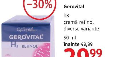 Crema retinol H3 Gerovital