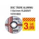 Disc taiere aluminiu 115x1 milimetri Flexovit