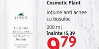 Lotiune anti acnee cu busuioc Cosmetic Plant