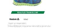 Pantofi sport bebelusi baieti Realflex Train RS 2 Ing Reebok