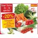 Reducere 20% la tot sortimentul de produse de legume proaspete!