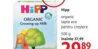 Lapte eco pentru crestere Hipp