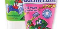 Pasta de dinti pentru copii cu gust de capsune/ mere Vademecum