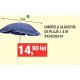Umbrela albastra de plaja 1.4 metri