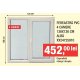 Fereastra PVC 4 camere