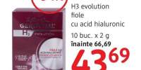 Fiole cu acid hialuronic, H3 Evolution, Gerovital