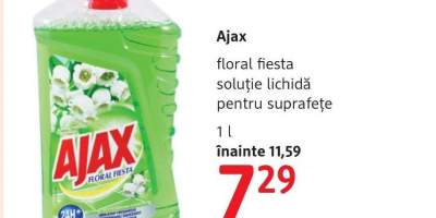 Solutie lichida pentru suprafete, Ajax Floral Fiesta
