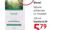 Bioeel lotiune antiacnee cu musetel