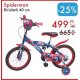 Spiderman Bicicleta 40 centimetri