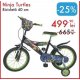 Ninja Turtles Bicicleta 40 centimetri