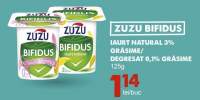 Iaurt natural 3% grasime/ degresat Zuzu Bifidus