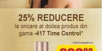 25% reducere la oricare al doilea produs din gama -417 Time Control