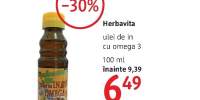 Herbavita ulei de in cu omega 3