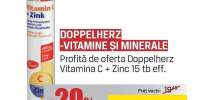 Vitamine si minerale Doppelherz Vitamina C + Zinc